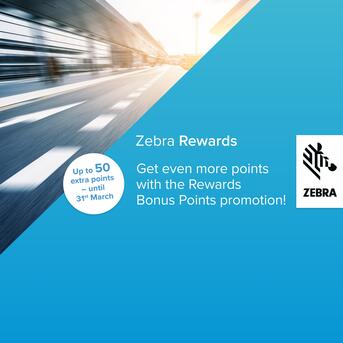 Zebra Rewards – Get even more points with the Rewards Bonus Ponts promotion!